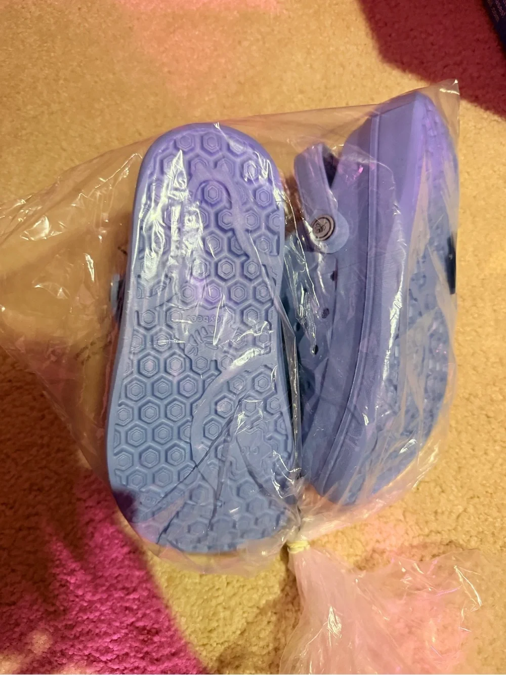 Blue Kids Varsity Lined Clog with Removable Liner Size C13